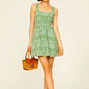 HILL HOUSE - the Cher Dress - jacquard print - large fits like medium